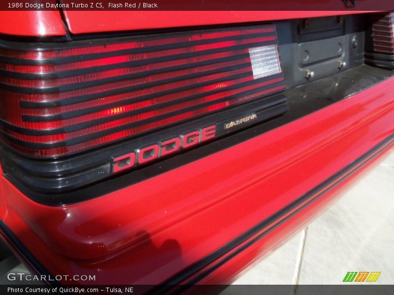 Flash Red / Black 1986 Dodge Daytona Turbo Z CS