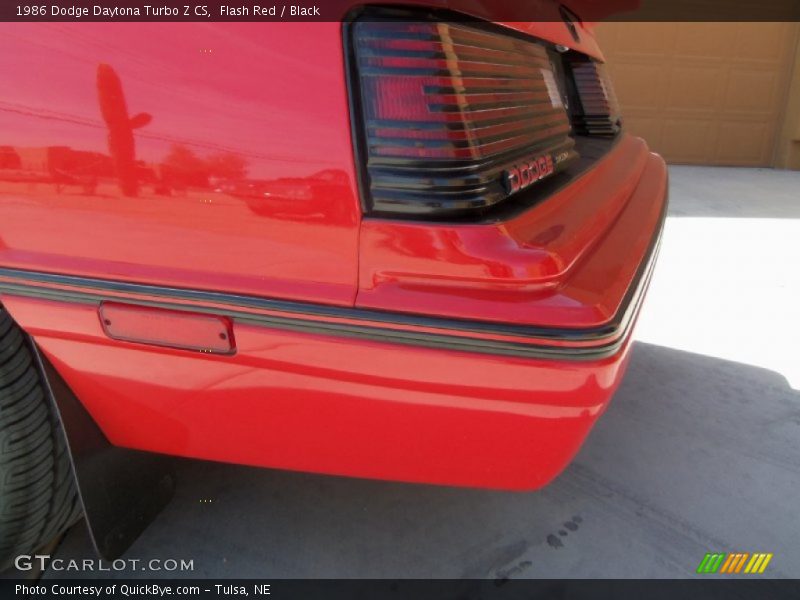 Flash Red / Black 1986 Dodge Daytona Turbo Z CS