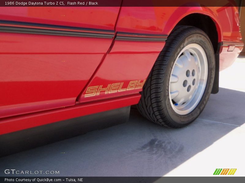 Flash Red / Black 1986 Dodge Daytona Turbo Z CS