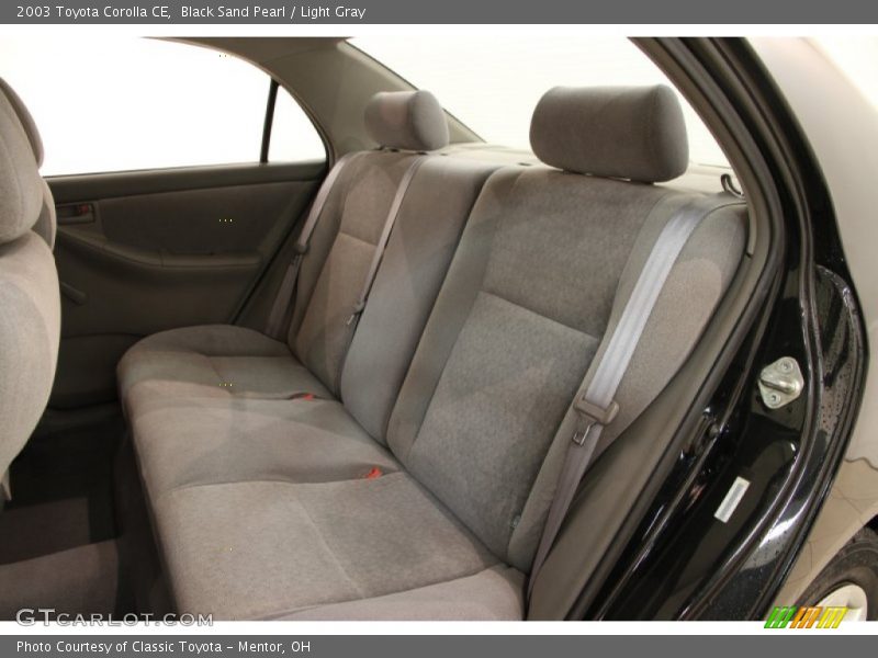 Black Sand Pearl / Light Gray 2003 Toyota Corolla CE