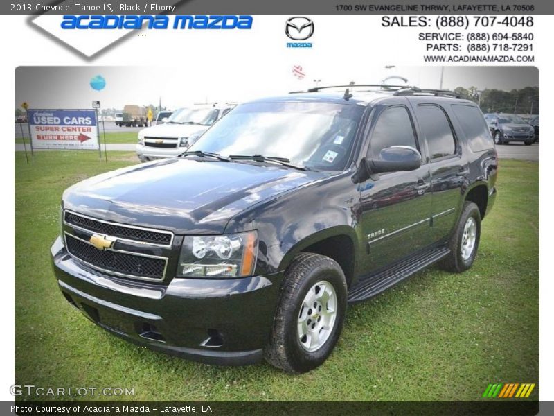 Black / Ebony 2013 Chevrolet Tahoe LS