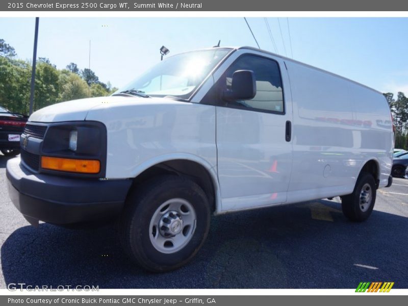 Summit White / Neutral 2015 Chevrolet Express 2500 Cargo WT
