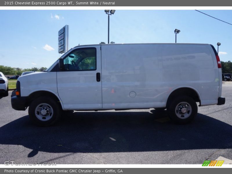 Summit White / Neutral 2015 Chevrolet Express 2500 Cargo WT