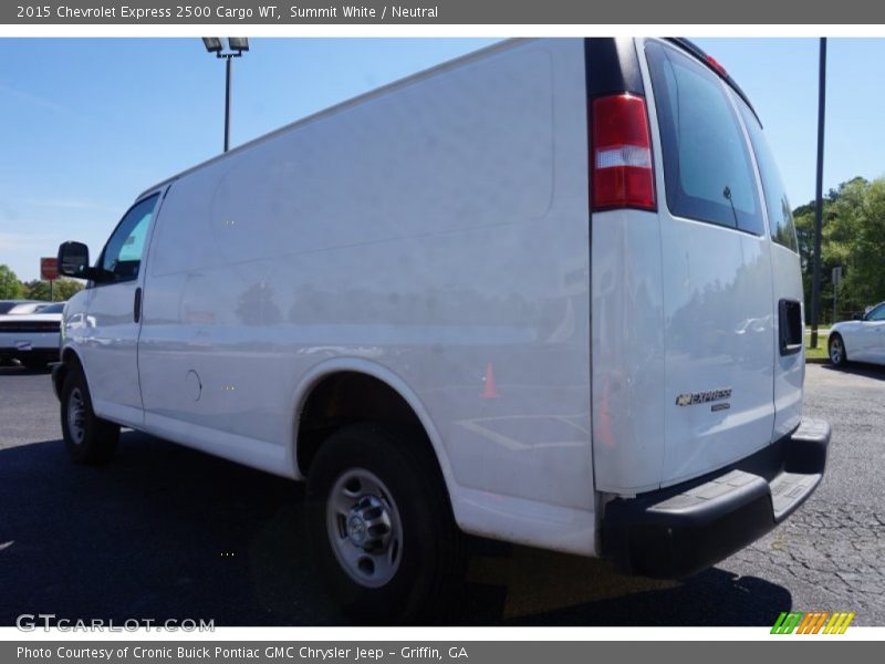 Summit White / Neutral 2015 Chevrolet Express 2500 Cargo WT