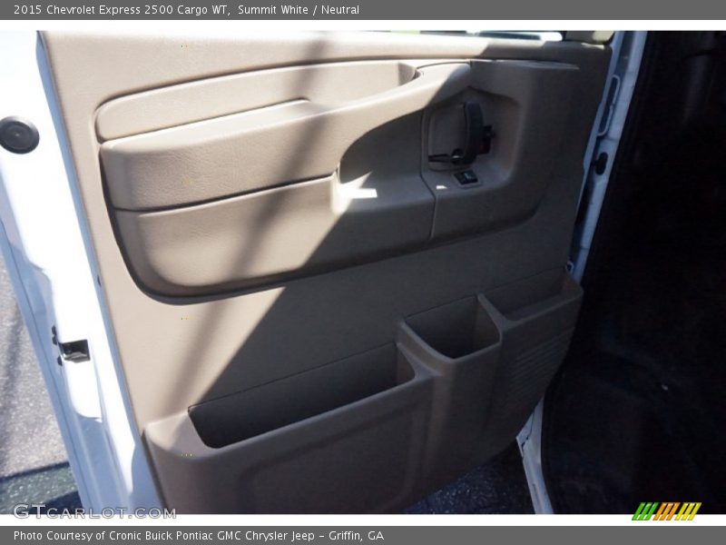Summit White / Neutral 2015 Chevrolet Express 2500 Cargo WT