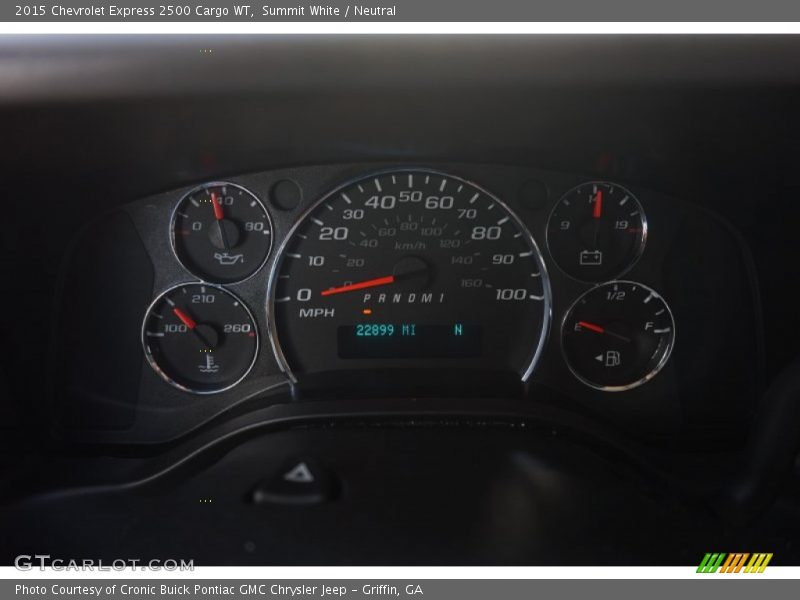 Summit White / Neutral 2015 Chevrolet Express 2500 Cargo WT