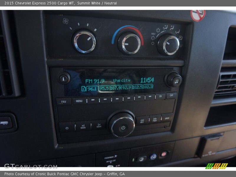 Summit White / Neutral 2015 Chevrolet Express 2500 Cargo WT