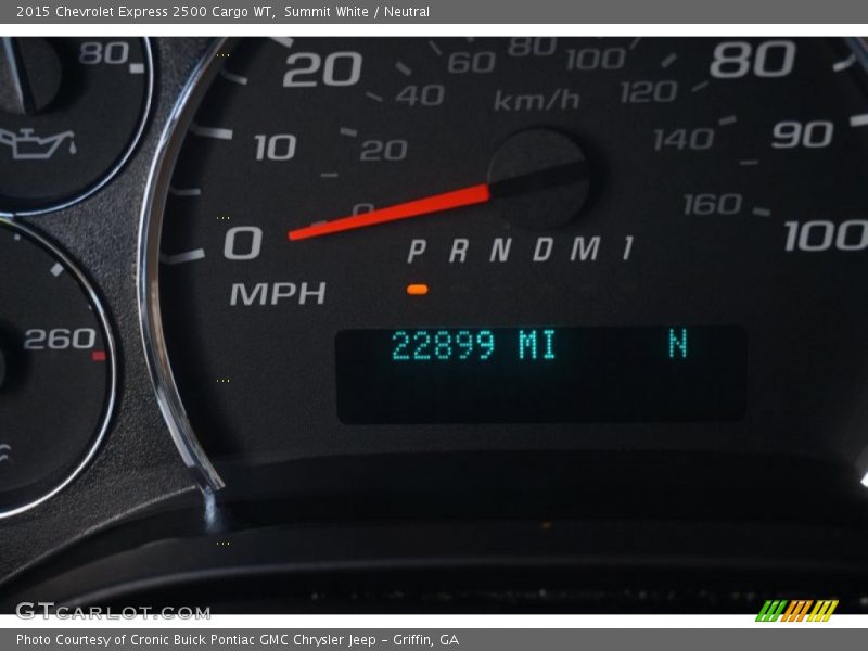 Summit White / Neutral 2015 Chevrolet Express 2500 Cargo WT