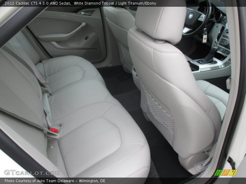 White Diamond Tricoat / Light Titanium/Ebony 2012 Cadillac CTS 4 3.0 AWD Sedan