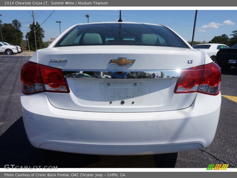 Summit White / Medium Titanium 2014 Chevrolet Cruze LT