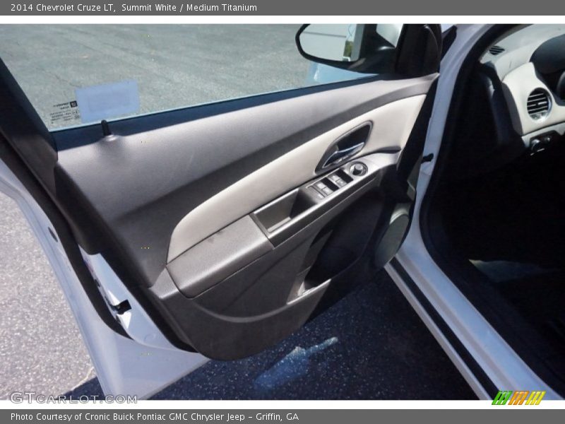 Summit White / Medium Titanium 2014 Chevrolet Cruze LT
