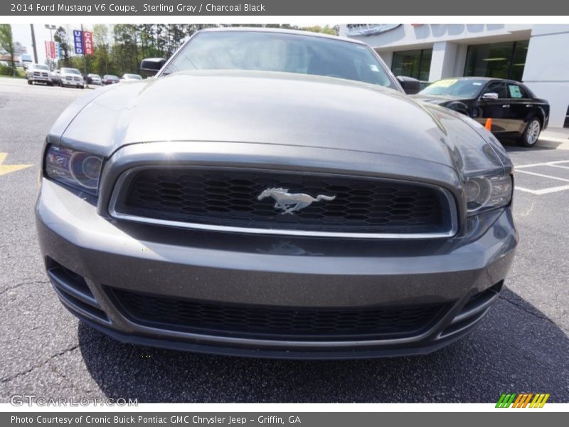 Sterling Gray / Charcoal Black 2014 Ford Mustang V6 Coupe