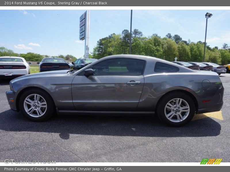 Sterling Gray / Charcoal Black 2014 Ford Mustang V6 Coupe