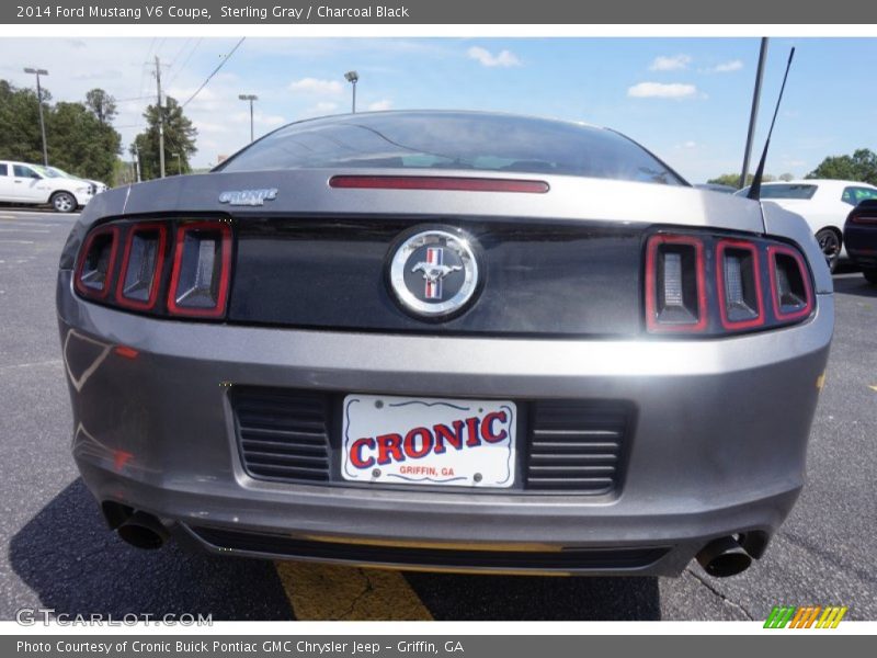 Sterling Gray / Charcoal Black 2014 Ford Mustang V6 Coupe