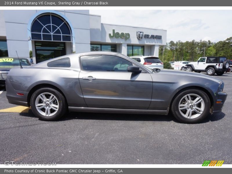 Sterling Gray / Charcoal Black 2014 Ford Mustang V6 Coupe