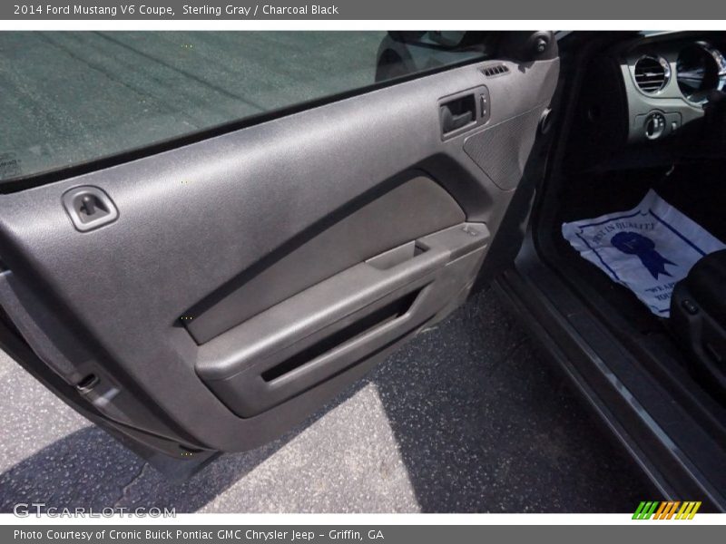 Sterling Gray / Charcoal Black 2014 Ford Mustang V6 Coupe