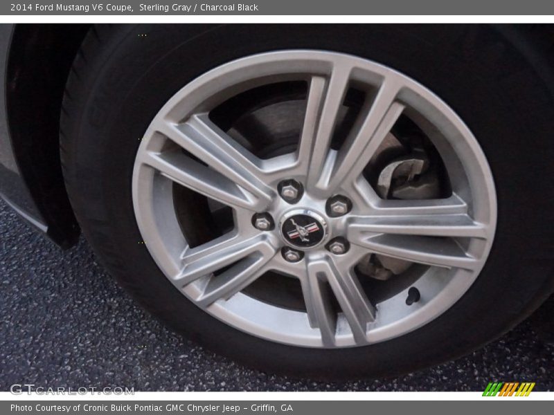 Sterling Gray / Charcoal Black 2014 Ford Mustang V6 Coupe