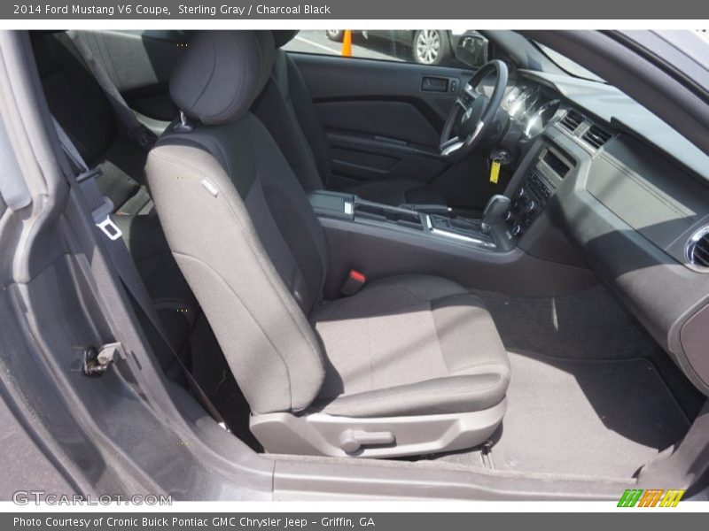 Sterling Gray / Charcoal Black 2014 Ford Mustang V6 Coupe