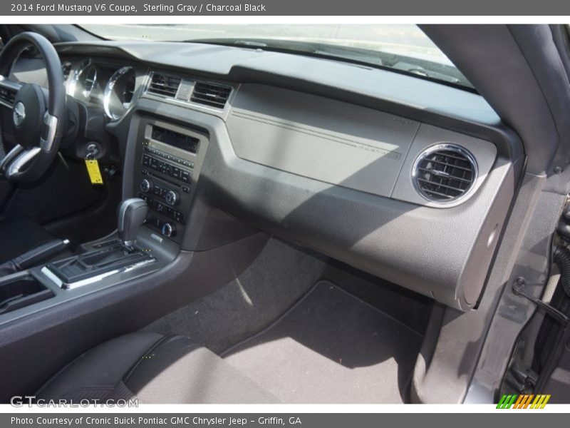 Sterling Gray / Charcoal Black 2014 Ford Mustang V6 Coupe