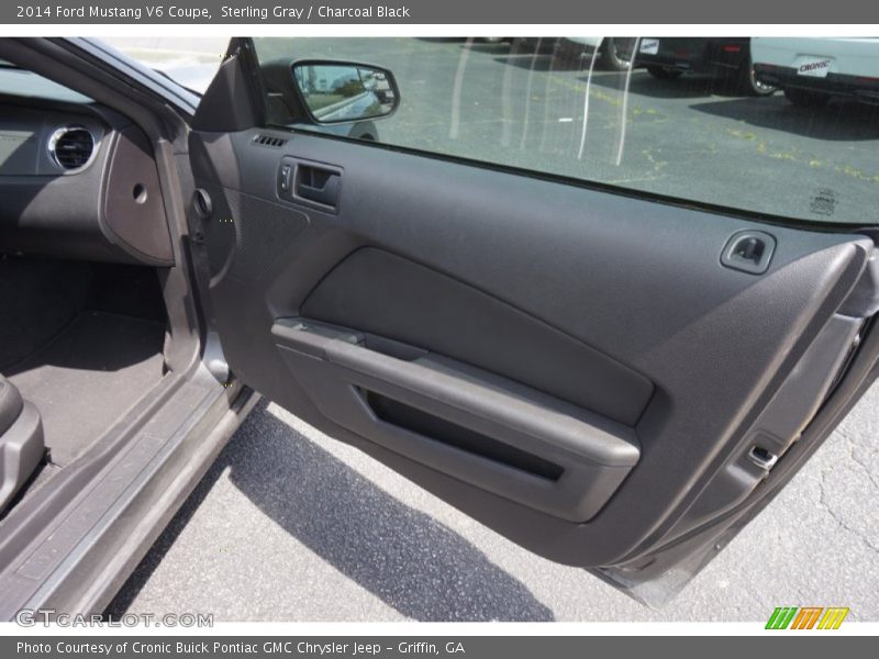 Sterling Gray / Charcoal Black 2014 Ford Mustang V6 Coupe