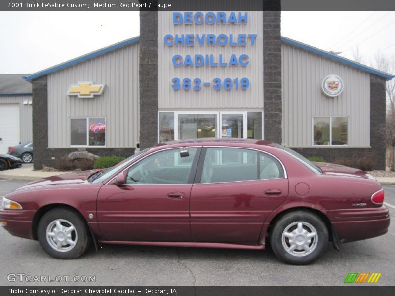 Medium Red Pearl / Taupe 2001 Buick LeSabre Custom