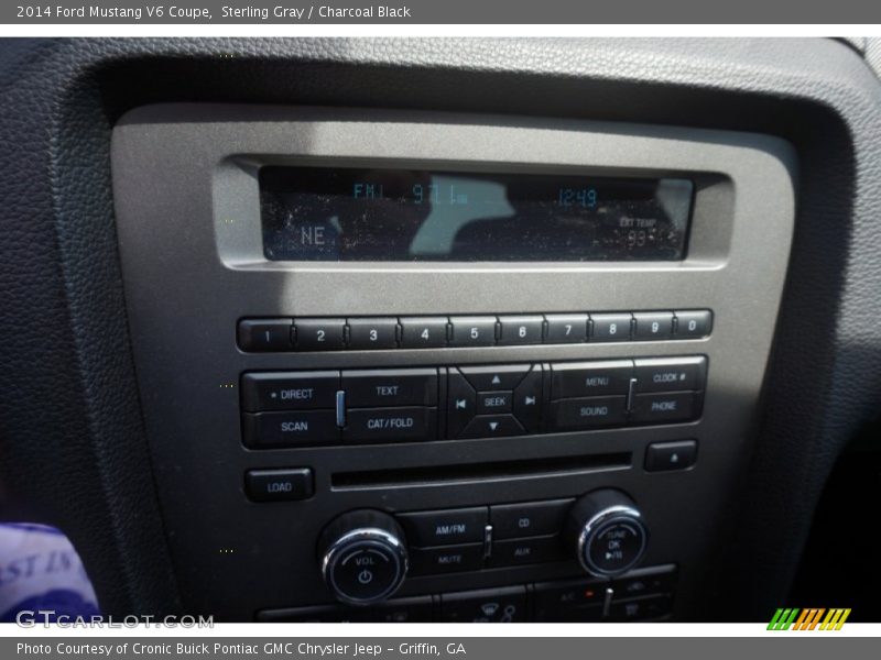 Sterling Gray / Charcoal Black 2014 Ford Mustang V6 Coupe