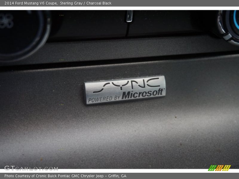 Sterling Gray / Charcoal Black 2014 Ford Mustang V6 Coupe