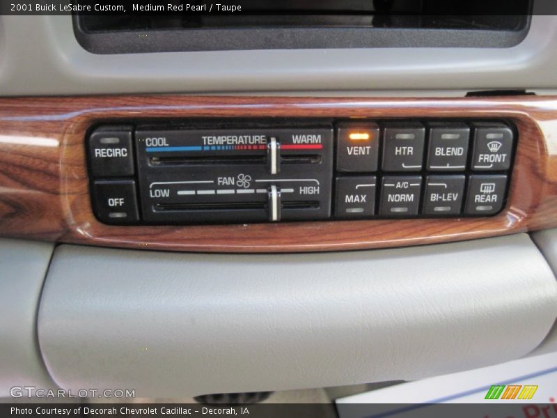 Controls of 2001 LeSabre Custom