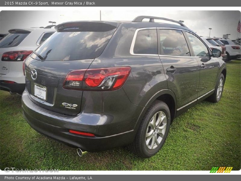 Meteor Gray Mica / Black 2015 Mazda CX-9 Sport