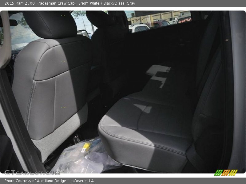 Bright White / Black/Diesel Gray 2015 Ram 2500 Tradesman Crew Cab