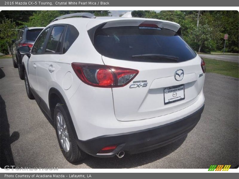 Crystal White Pearl Mica / Black 2016 Mazda CX-5 Touring