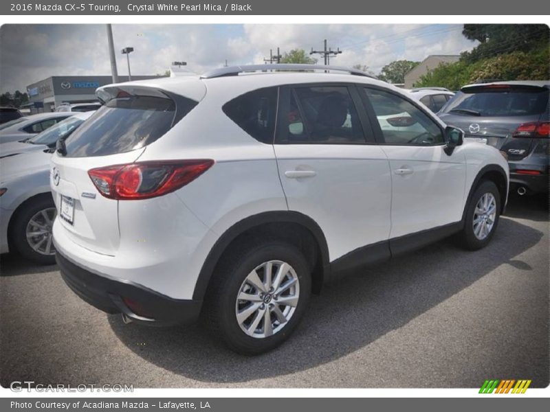 Crystal White Pearl Mica / Black 2016 Mazda CX-5 Touring