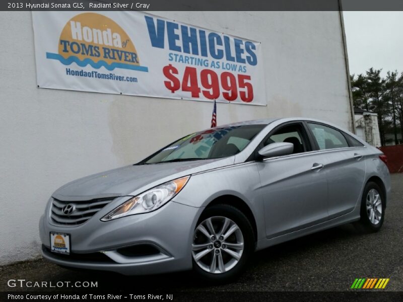 Radiant Silver / Gray 2013 Hyundai Sonata GLS