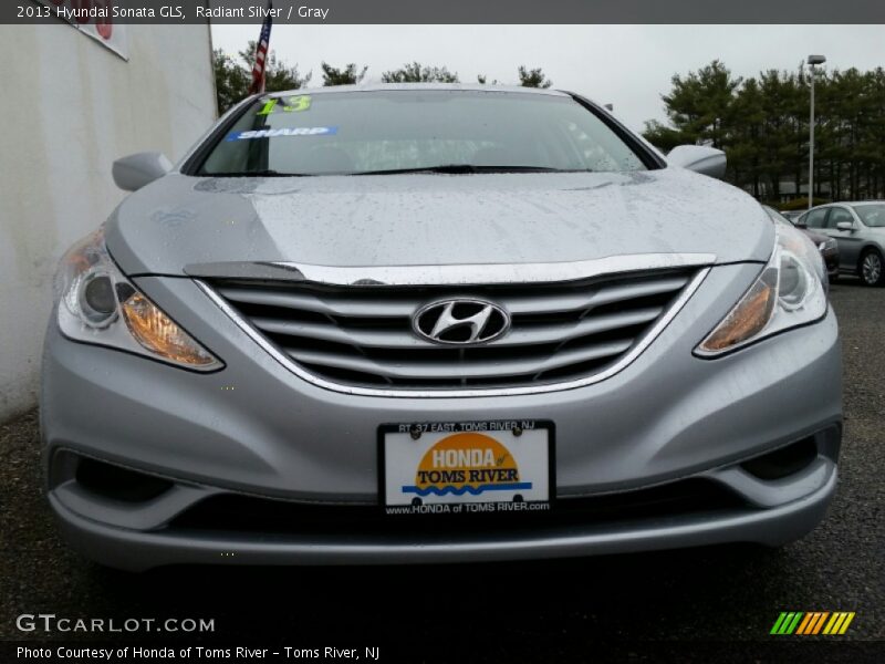 Radiant Silver / Gray 2013 Hyundai Sonata GLS