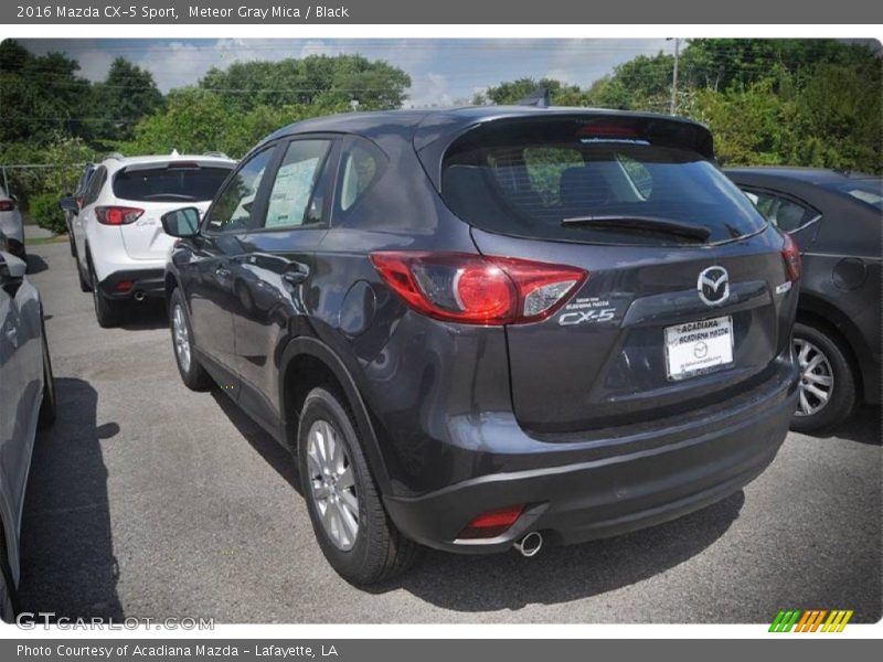 Meteor Gray Mica / Black 2016 Mazda CX-5 Sport