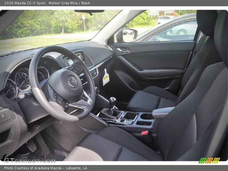  2016 CX-5 Sport Black Interior