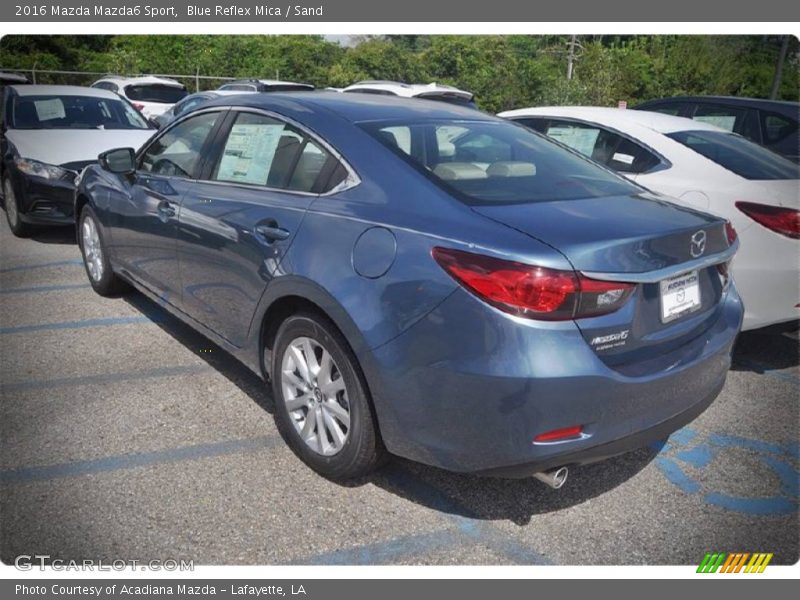 Blue Reflex Mica / Sand 2016 Mazda Mazda6 Sport