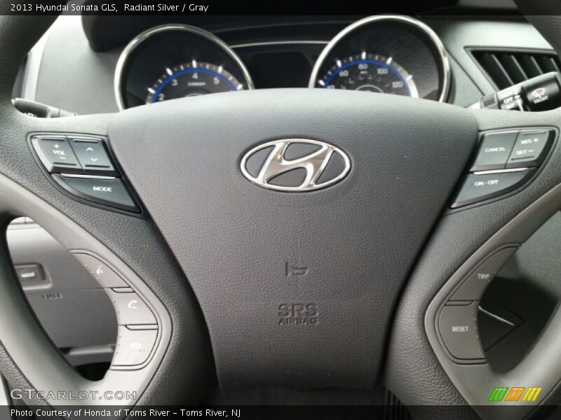 Radiant Silver / Gray 2013 Hyundai Sonata GLS