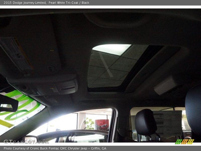 Pearl White Tri-Coat / Black 2015 Dodge Journey Limited