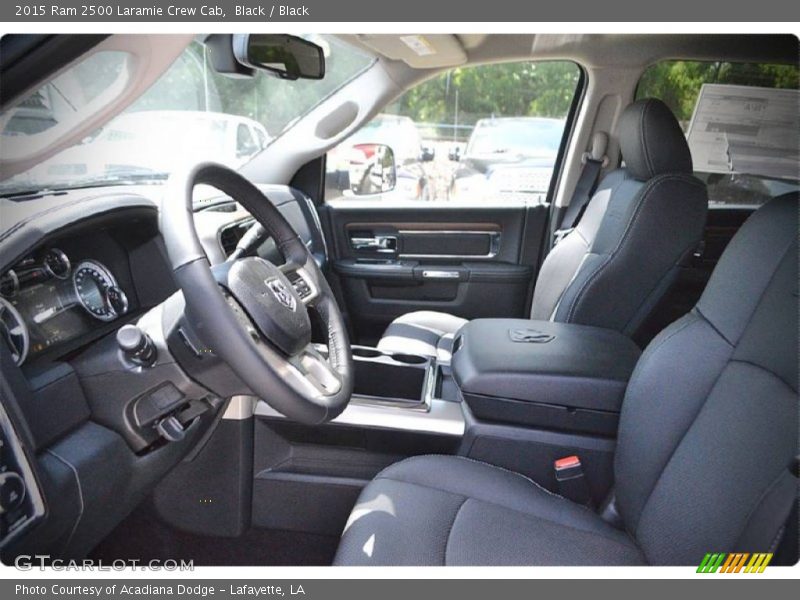 Black / Black 2015 Ram 2500 Laramie Crew Cab