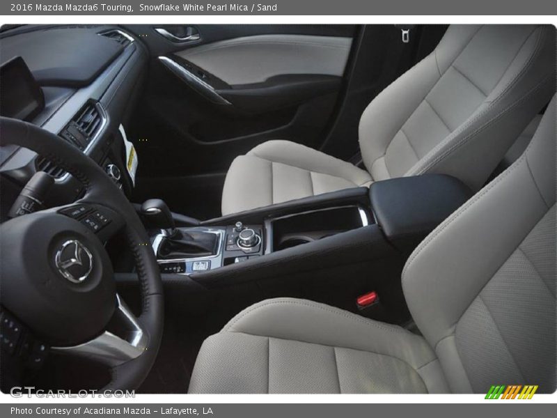 Snowflake White Pearl Mica / Sand 2016 Mazda Mazda6 Touring