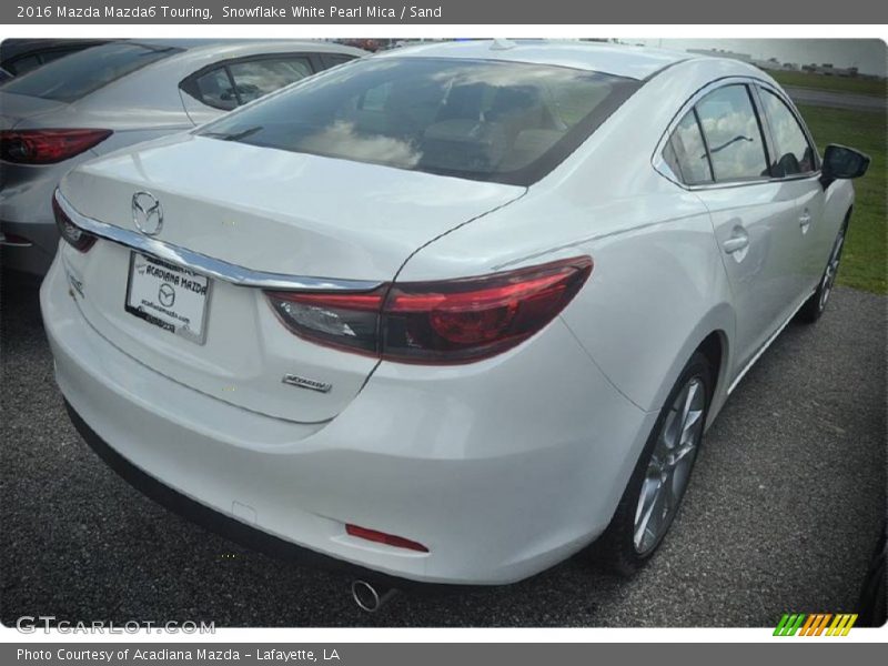 Snowflake White Pearl Mica / Sand 2016 Mazda Mazda6 Touring