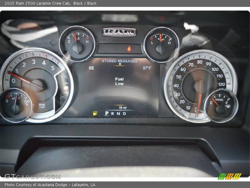 Black / Black 2015 Ram 2500 Laramie Crew Cab
