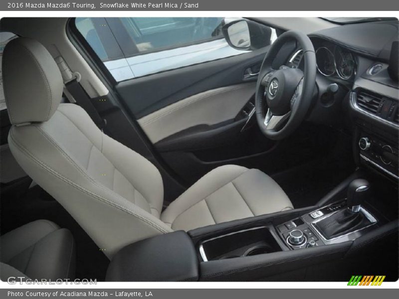 Snowflake White Pearl Mica / Sand 2016 Mazda Mazda6 Touring