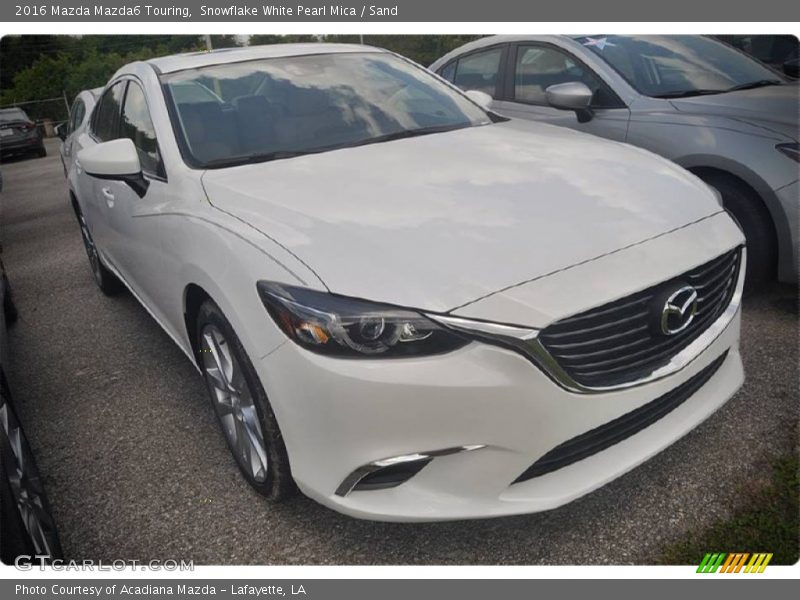 Snowflake White Pearl Mica / Sand 2016 Mazda Mazda6 Touring