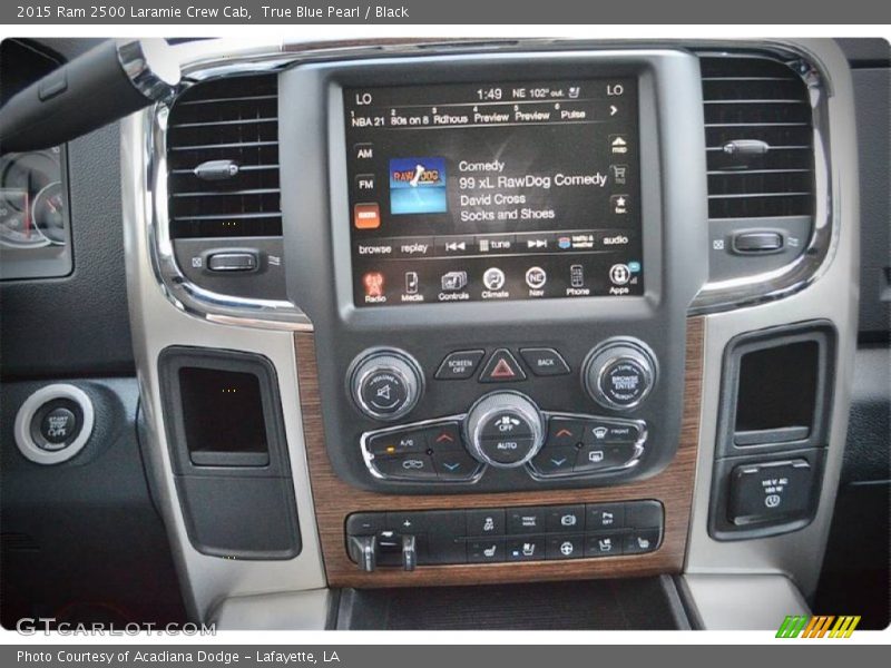 Controls of 2015 2500 Laramie Crew Cab