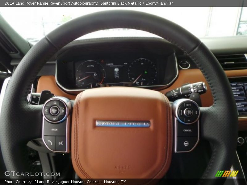 Santorini Black Metallic / Ebony/Tan/Tan 2014 Land Rover Range Rover Sport Autobiography