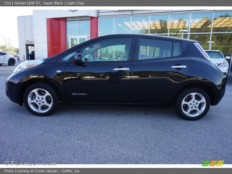 Super Black / Light Gray 2011 Nissan LEAF SV