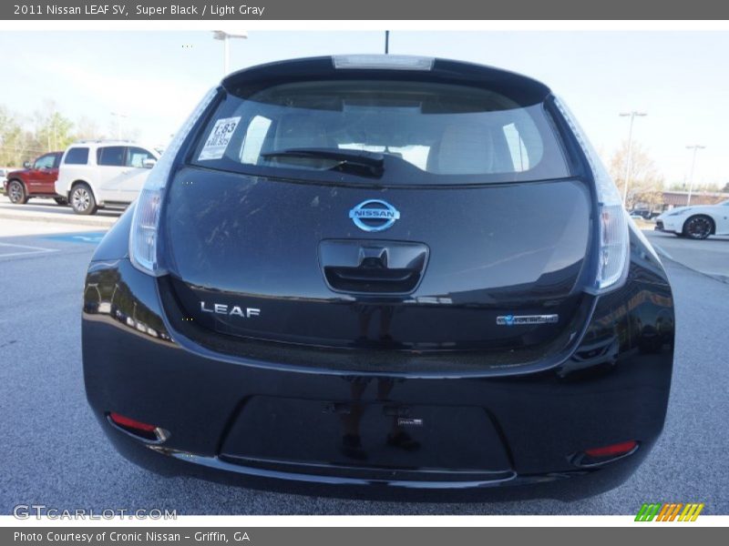 Super Black / Light Gray 2011 Nissan LEAF SV