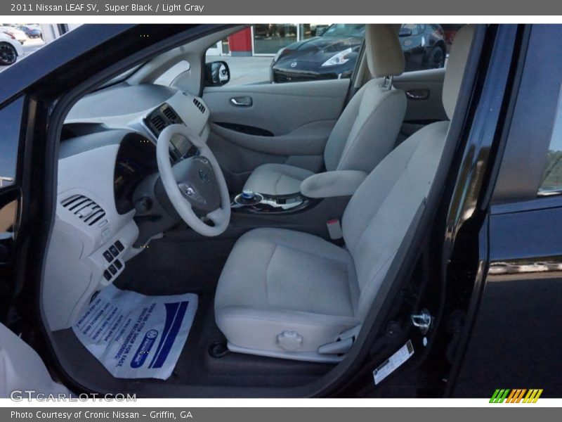 Super Black / Light Gray 2011 Nissan LEAF SV